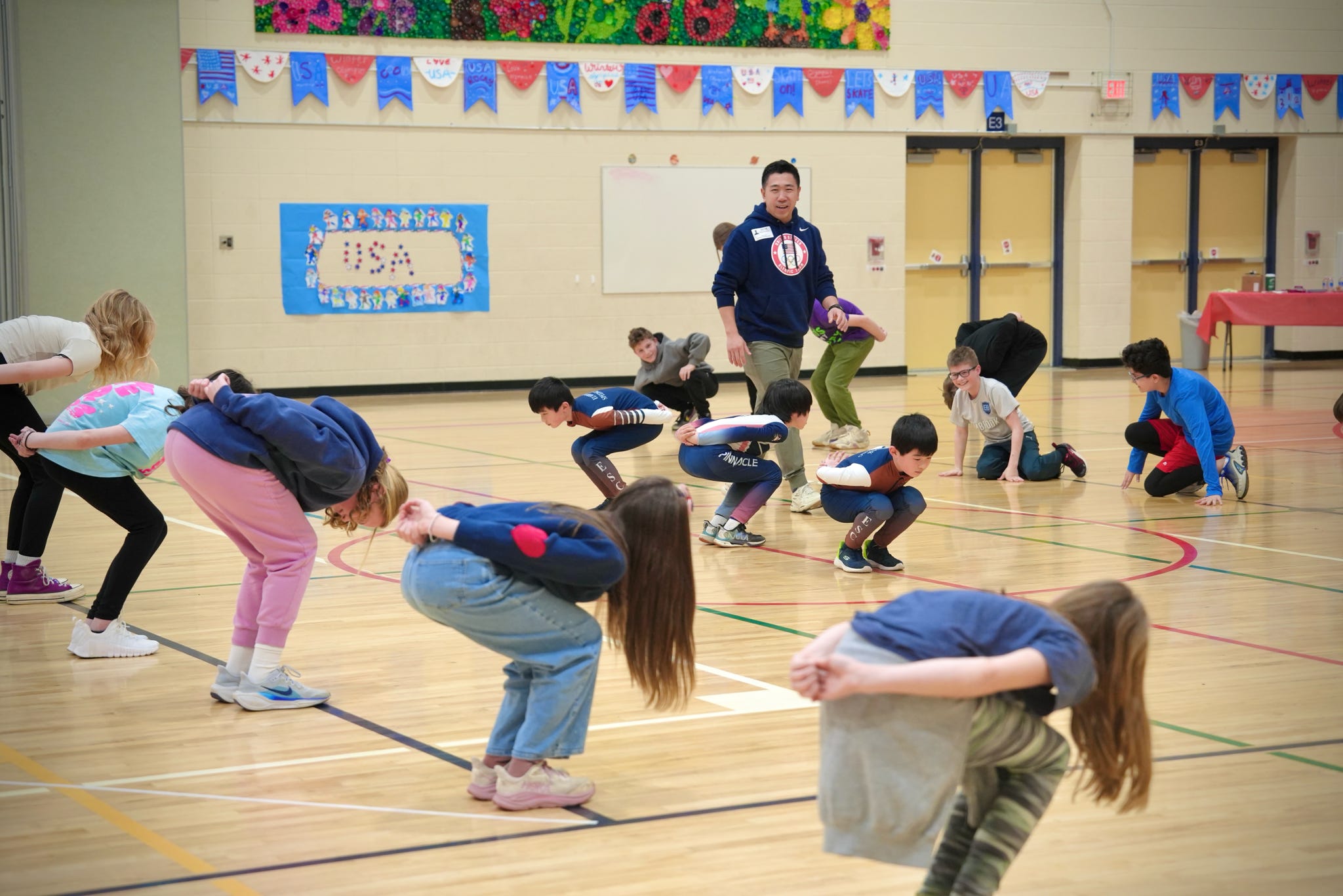 Speedskating in PE Class
